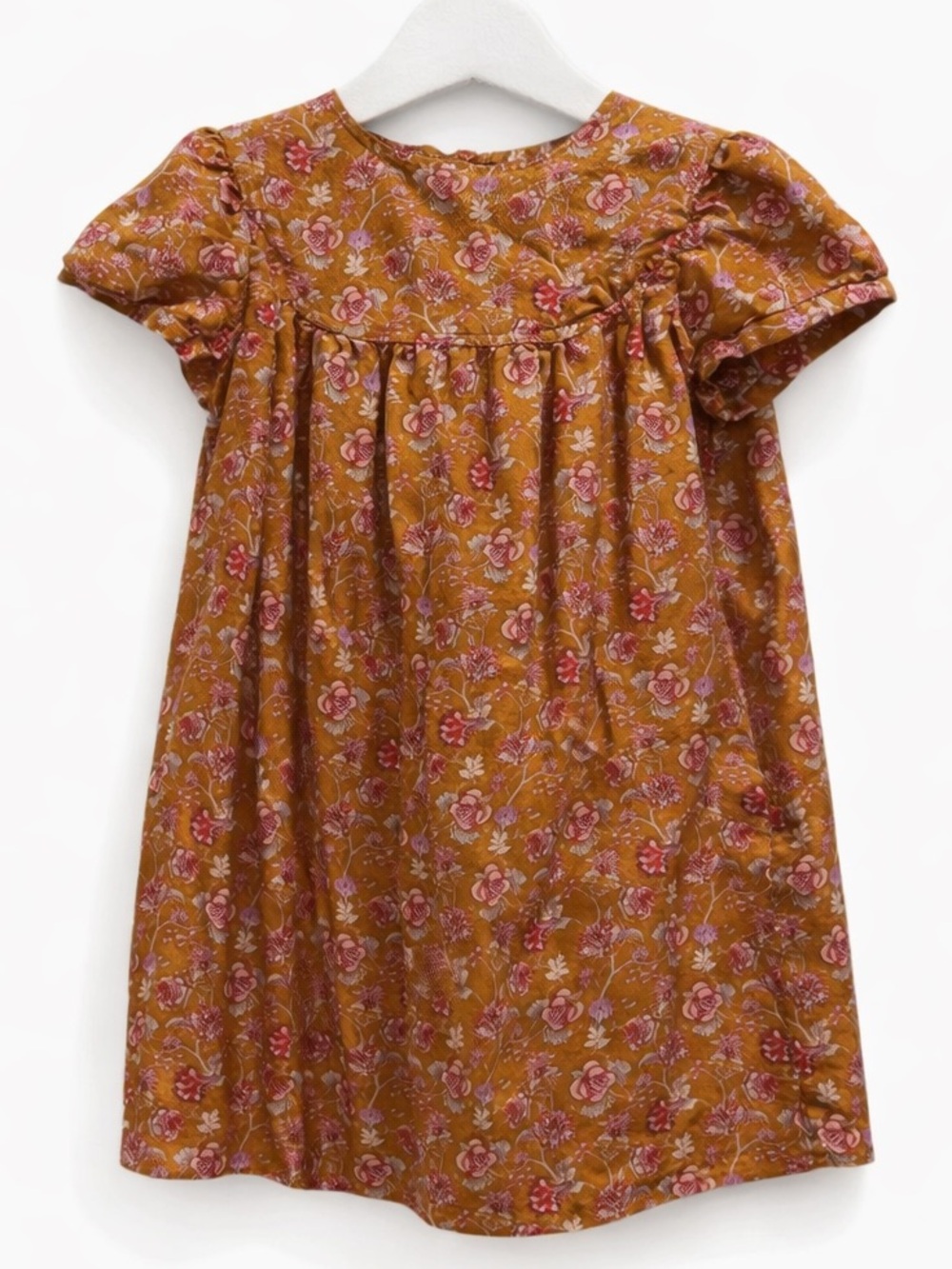 Bonpoint Silk Dress Fall Floral